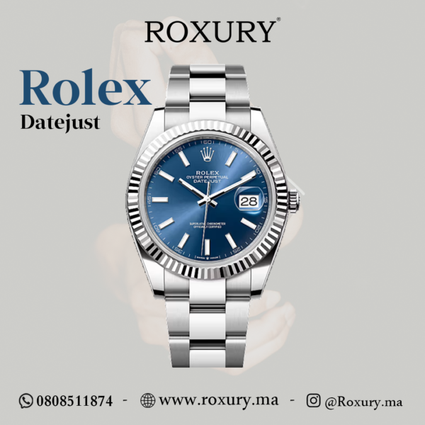Rolex Datejust Bleu