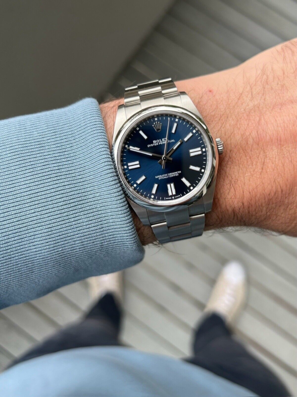 Rolex Oyster Perpetual Blue – Image 3