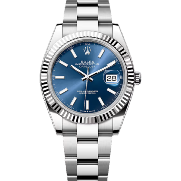 Rolex Datejust Bleu – Image 2