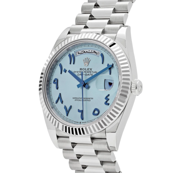 Rolex Day-Date Ice Blue Arabic Dial – Image 2